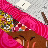 Image 3 of Cheshire Cat Quilted Pouch No.1