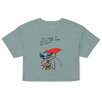 Image 5 of Women’s crop top TAKE DOWN THE SYSTEM 