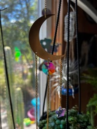 Image 3 of Starry Moon Sun Catcher ✨🌙🌈🌞