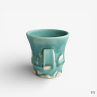 Image 3 of Katsushi Shimabukuro mug cup coral blue No.400