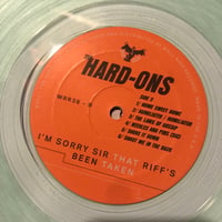 Image 3 of Hard Ons - Sorry Sir, That Riffs Been Taken LP