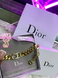 CD Gold Metal Bracelet