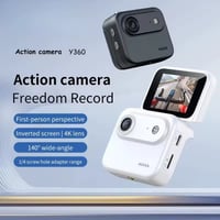 Action Camera Recorder Flip Screen 4K HD Ultra Clear Recording VLOG Anti Shake 143 ° Wide-angle