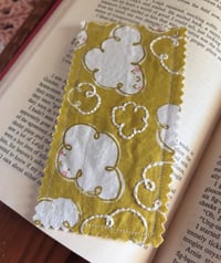 Image 1 of Fabric bookmark - Clouds