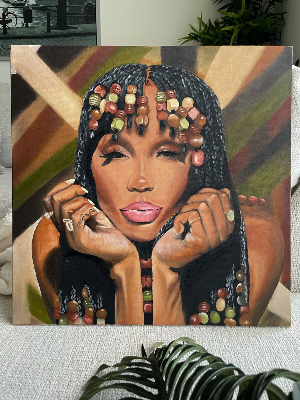 SZA good days painting