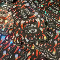 Image 2 of fang connoisseur glitter sticker 
