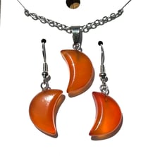 Image 1 of Carnelian Moon Jewelry Set