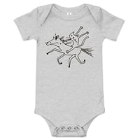 Image 4 of cat rider Baby short sleeve one piece