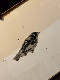 Image 3 of **Limited Edition**  'SLEEPING BIRD' Lino Print