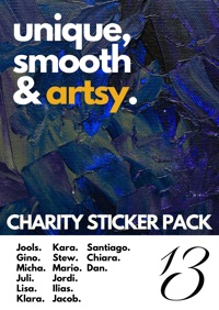 Image 1 of XXL Charity Sticker Pack