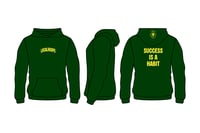 LocalHoops Ways Fleece Hoodie - Storm Green/Lightning Yellow