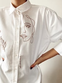 Image 1 of Button Up Cotton Shirt - Femina