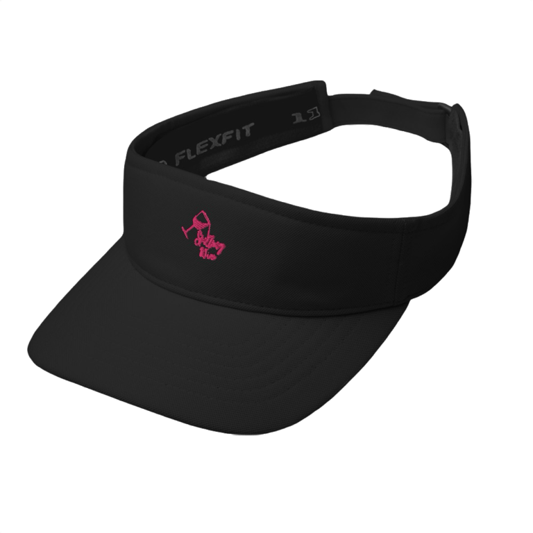 Spilling Wine Embroidered Visor
