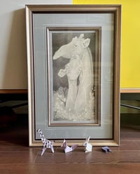 Image 1 of “Coming through the treetops”, Framed Litho Print