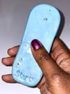 Light Blue Ceramic Phone Pipe