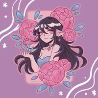 Image 1 of Peony Lady sticker