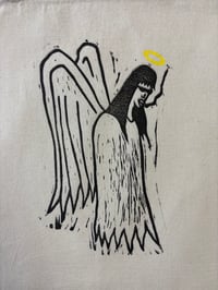 Image 2 of angel totebag