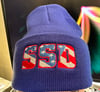 Blue SSD Democracy logo Knit Hat with Cuff