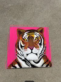 Image 2 of Lion 16x16 canvas