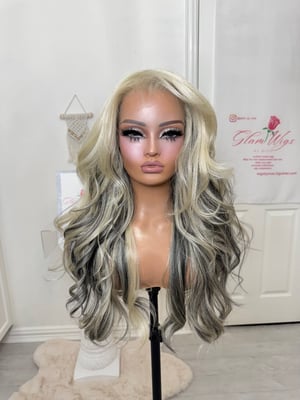 Image of Edgy blonde luxury (ready to ship) 