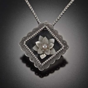 Image of Shadow Box Necklace Square