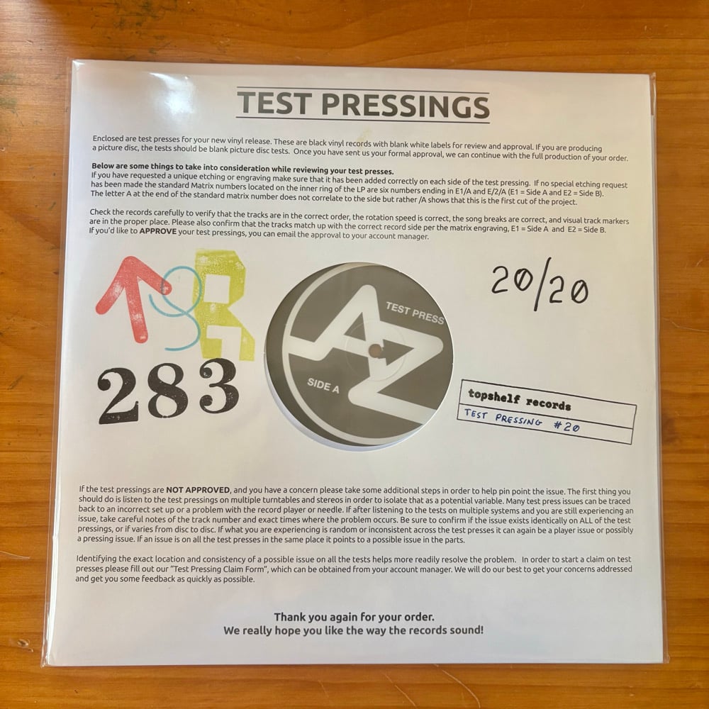 Image of Spellbound Test Pressing 