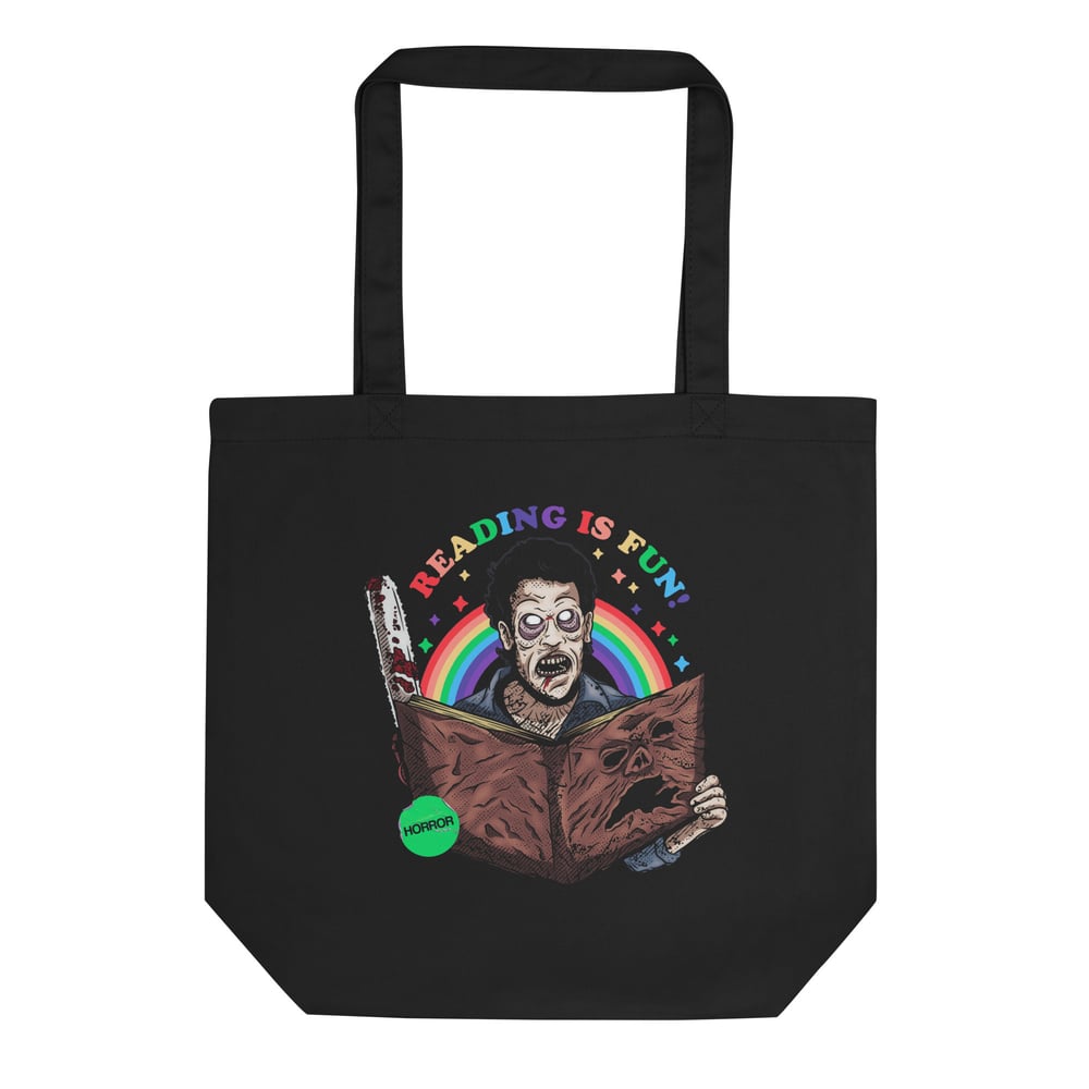 Image of Reading is Fun eco-friendly tote bag