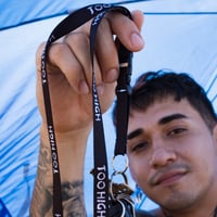 Image 4 of Too High Lanyard (Black)