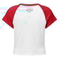 Image 22 of Women’s micro rib raglan baby tee