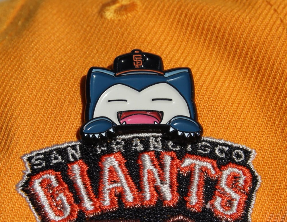 Image of SF Giants Snorlax Enamel Pin