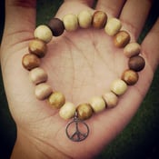 Image of Wooden Peace Bracelets