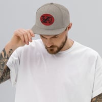 Image 6 of Marlowe Ink Red Chunky Logo Classic Snapback Hat