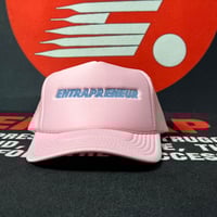 Image 1 of ENTRAPRENEUR Signature Trucker – Blush Pink / Ice Blue