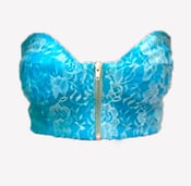 Image of Blue Lace Bustier