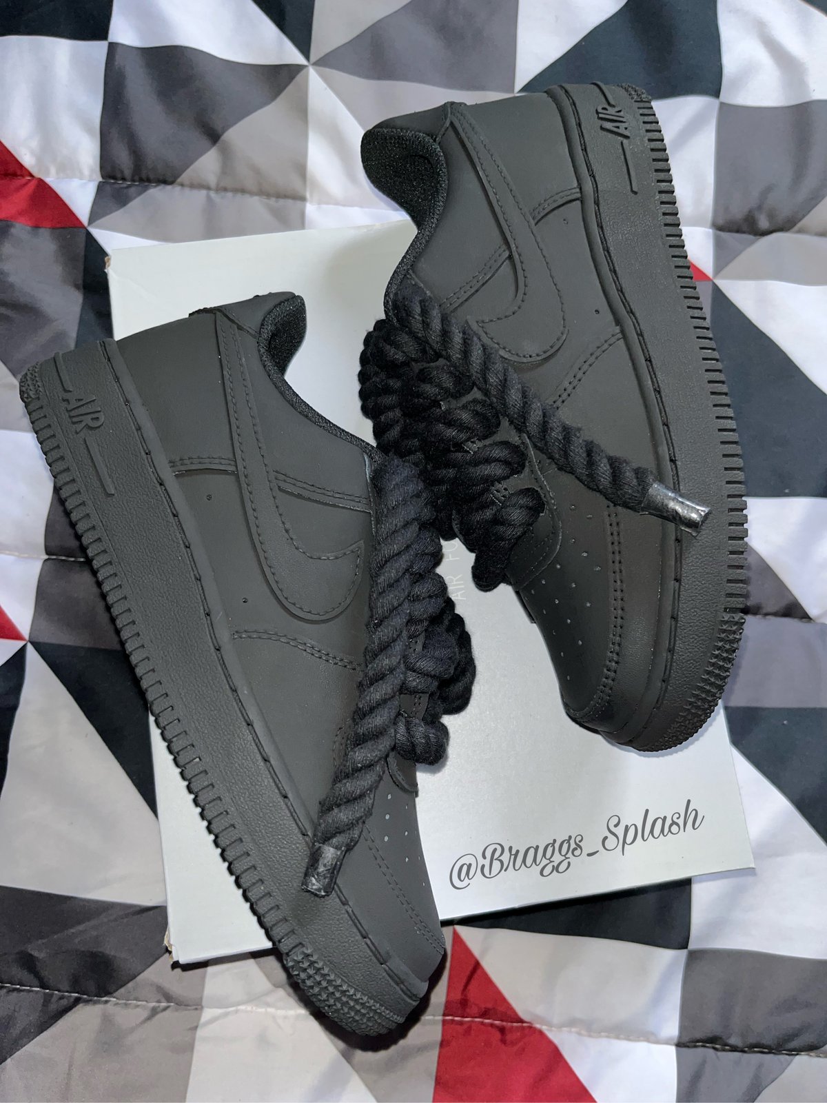 Nike air store force matte black