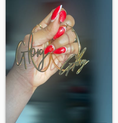Image of Custom Glory earrings 
