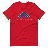 Image 7 of Folds of Honor USA Flag - Patriot - Unisex t-shirt from PatriotsCo.com
