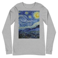 Image 1 of Starry Night Natural Long Sleeve Tee
