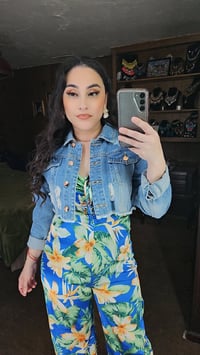 Image 1 of Crop Denim Jacket 