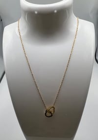 Image 1 of Double Heart necklace 