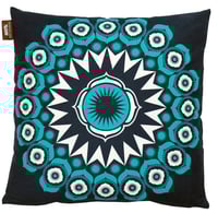 Image 1 of Darjeeling Cushion - Indigo