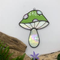 Image 2 of Green Mushroom Suncatcher 