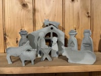 Image 3 of CEMENT NATIVITY 