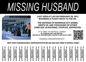 Image of 25 MISSING HUSBAND POSTERS > FREE + FREE STICKER