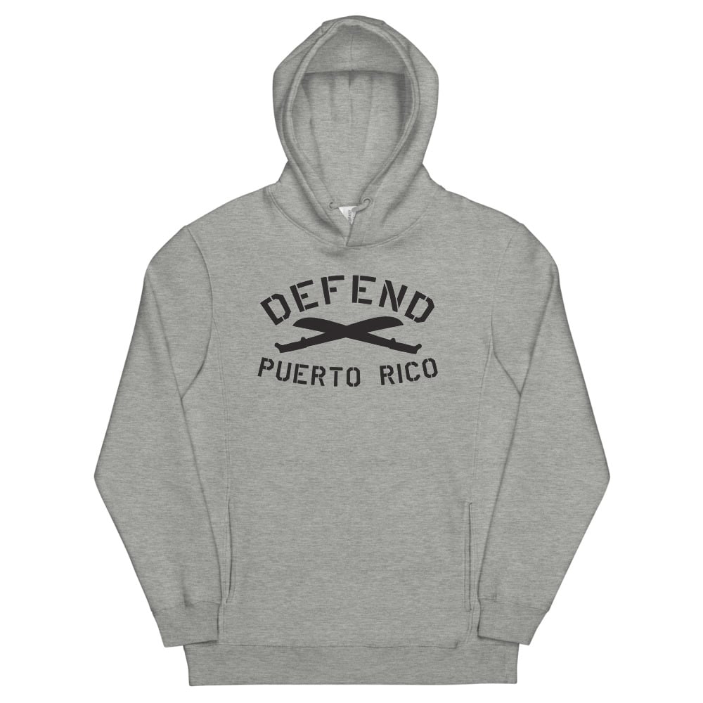 Defend Puerto Rico Unisex hoodie(Heather)