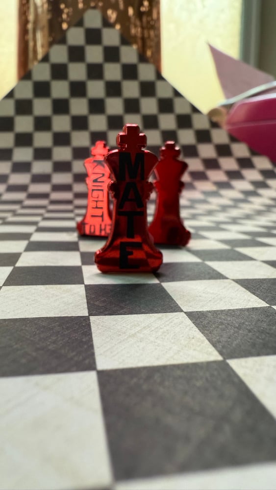 Image of Chrome Chess Pins
