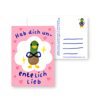Image 2 of Enten Postkarten Set 4 (neu)