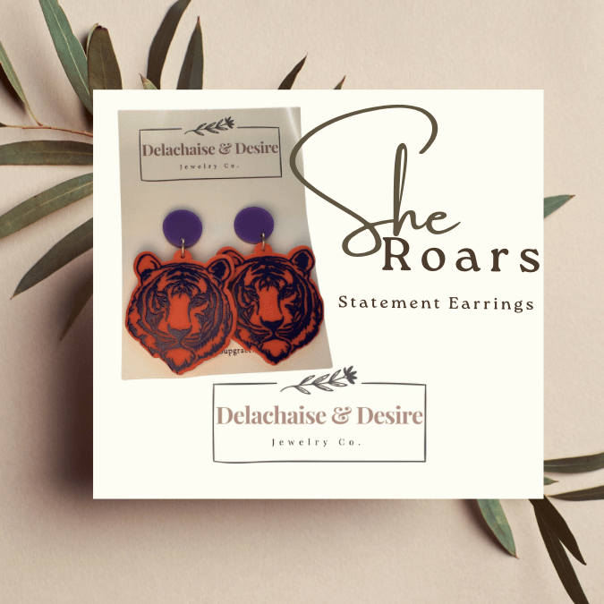 Image of She Roars statement earrings 