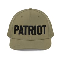 Image 1 of PATRIOT Green/Black Richardson 112 Trucker Cap from PatriotsCo.com