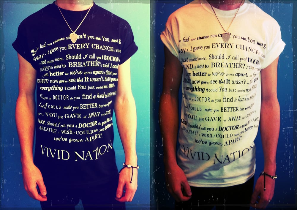 Image of 'Lyrics' T-shirt